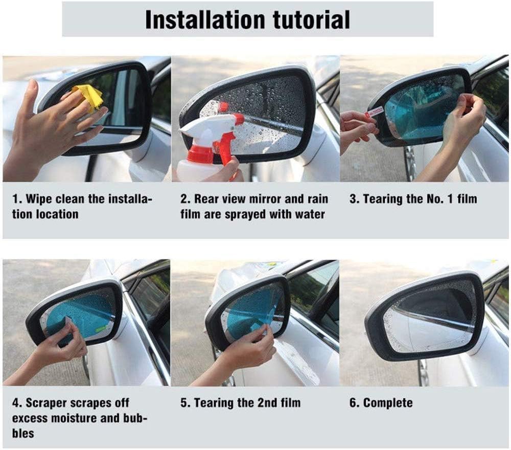Car Side View Mirror Anti Glare Film Rear View Mirror Hd Nano Anti Glare Anti Fog Rainproof Waterproof Membrane For Automobile Rearview Mirror And Side Window Automotive Mirrors Parts Migalio Com