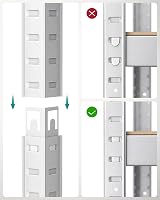 SONGMICS 4-Tier Steel Shelving Unit 520 kg Load 40 x 80 x 160 cm Silver view 7