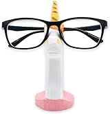 VIPbuy Hand Carved Wood Glasses Holder Unicorn Eyeglasses Stand Desk Decor view 3