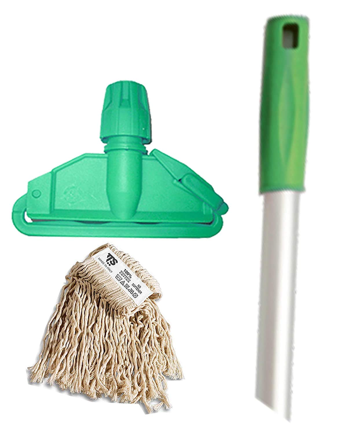 Roots Cotton Wet MOP Set with 350 Grams Refill & Aluminium Handle by