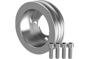 MOKER 2 Groove Crankshaft Pulley for Ford Small Block 1969-Up 289 302 351w 351C 351W 351M 400 V8 5.0L