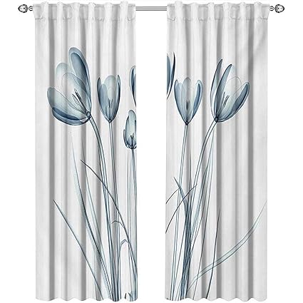 Amazon Com Shenglv Flower Blackout Curtains Kids X Ray