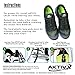 AKTIVX SPORTS LACES - No Tie Elastic Shoelaces that Lock, Replacement Running Shoe Laces for Men, Women,Adults, Seniors & Kids Sneakers, Cleats, Boots (Black Solid)