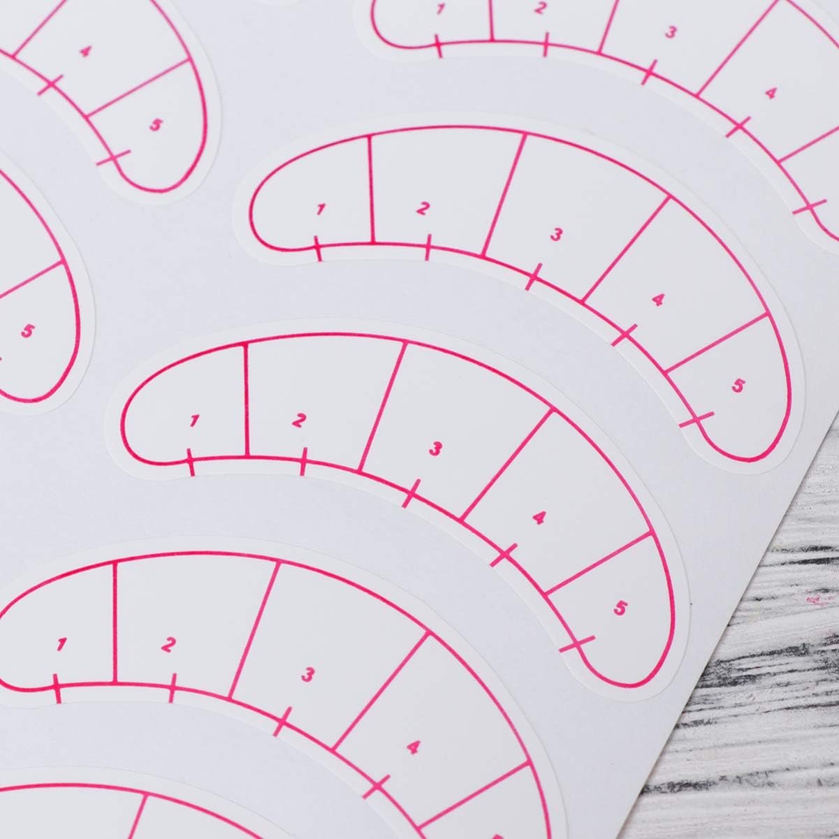 Minkissy Lash Map Stickers 5-Point Positioning Grafted Eyelashes Sticker Isolated Sticker for Eyelash Extension Women Practice - Image 5