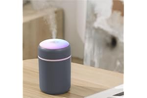 Portable Mini Humidifier, Colorful, Cool Mist, USB Personal Desktop Humidifier for Car, Office Room, Bedroom,etc. Auto Shut-O