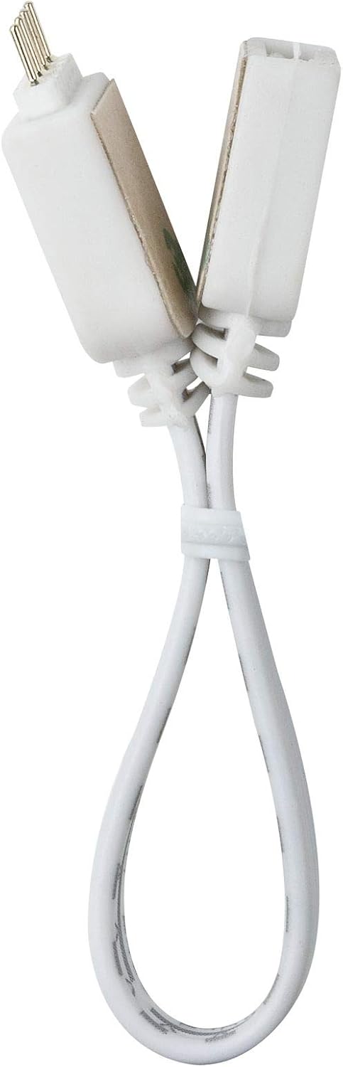Paulmann 70215 YourLED Connection Cable for LED Strip 10 cm Strip Accessory White Bridging Cable Plastic Simple Plug-in System