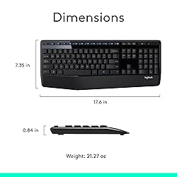 Logitech MK345 Wireless Keyboard and Mouse Combo