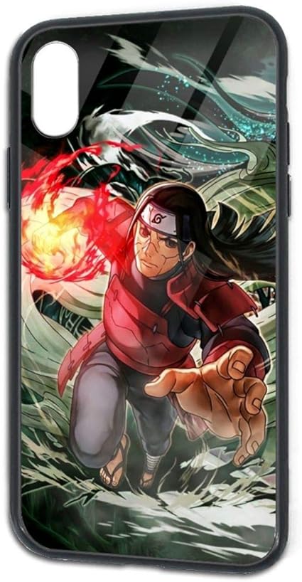 Amazon Com Tempered Glass Back Iphone X Xs Case 5 8 Anime