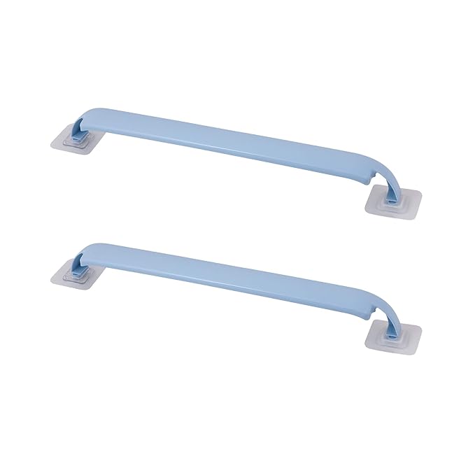 2 Pack 18 inch Adhesive Towel Holder Wall Mount, Stick On Hand Towel Bar for Kitchen Bathroom