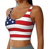 Sports Bras for Women - Running Bra Sleeveless Fitness Workout Crop Tops - High Impact Strappy Yoga Workout Bra