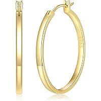 thumbnail image 2 of 14K Gold Hoop Earrings Huggie Hoop Earrings Cartilage Hoop Earrings 2 of 10