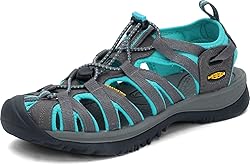 KEEN Women's Whisper Closed Toe Sport Sandals, Dark