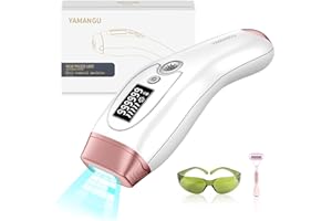YAMANGU Painless Hair Removal for Women Permanent,at Home Hair Removal Device for Women and Man Facial Armpits Legs Arms Bikini Line Whole Body (Light red - white)