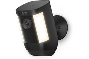 Ring Spotlight Cam Pro, Battery | 3D Motion Detection, Two-Way Talk with Audio+, and Dual-Band Wifi (2022 release) - Black