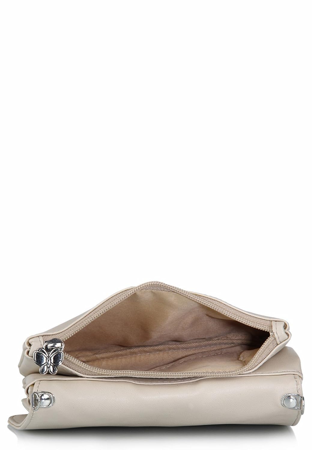 butterflies women's clutch (off-white,bns 2194)