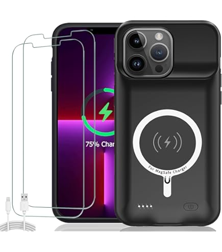 Amazon.com: UNKLOU iPhone 13 Pro Max Battery Case, 8500mAh
