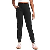 CRZ YOGA Girls Butterlift Athletic Joggers - Active Running Casual Lounge High Waist Pants with Pockets Kid Teen
