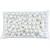 FM FM42 500g/120pcs 20mm No Hole Ivory Simulated Pearl Beads for Crafts