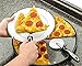 Pizza Cutter / Slicer & Pie Server Tool Kit by B of J, Professional Pizza-Server Spatula with 1mm Rust-free Thick Stainless Steel Blade Slice Deep Toppings & Crunchy Dish Pizzas.