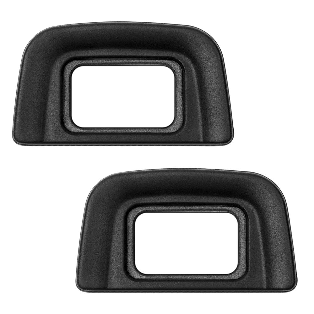 Eyecup,Fotover Camera DK-20 Eyecup Replacement Eyepiece for Nikon D5500 D5300 D3400 D3300 F65 F75 D40 D50 D60 D70s D5100 D3200 D3100, 2 Pack