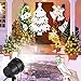 Christmas Projector Lights Outdoor Waterproof LED Landscape Spotlights White 3D Rotating Projector with Remote Control & 21 Moving Patterns for Xmas Halloween Party Wedding Garden Indoor Decoration
