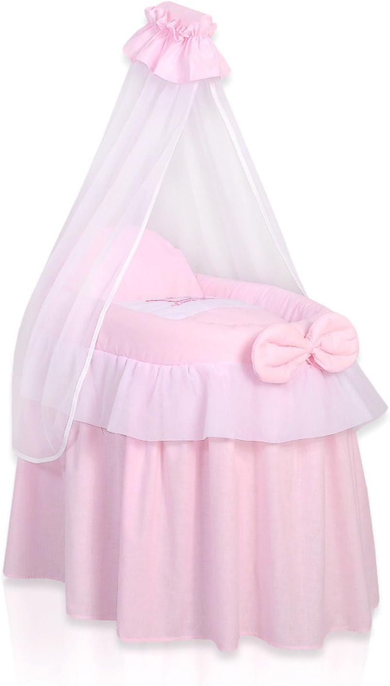 Swb Berceau De Poupee Princesse Rose Avec Ciel Fabrication Europeenne Amazon Fr Jeux Et Jouets