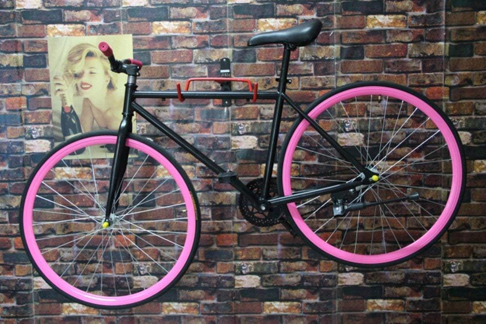 Dirza Wall Mount Bike Hanger Flip Up Garage Bicycle Bike Rack Storage System for Garage Shed with Screws 2 Pack : Sports & Outdoors