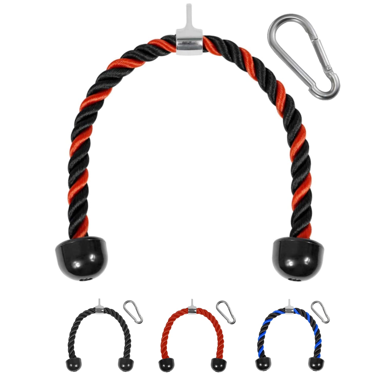 Yes4All BXGM Tricep Rope, 91.4 cm, Red Black