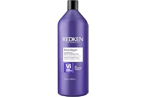 Redken Color Extend Blondage Depositing Purple Conditioner, Hair Toner, Neutralizes Brassy Tones, With Citric Acid