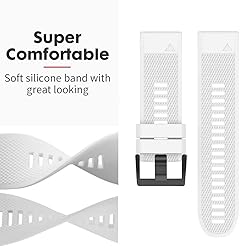 NotoCity Compatible Fenix 5 Band 22mm Width Soft
