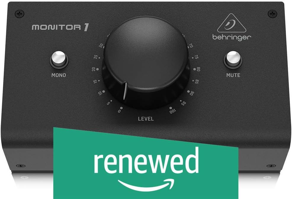 (Renewed) Behringer MONITOR1 Premium Passive Stereo Monitor