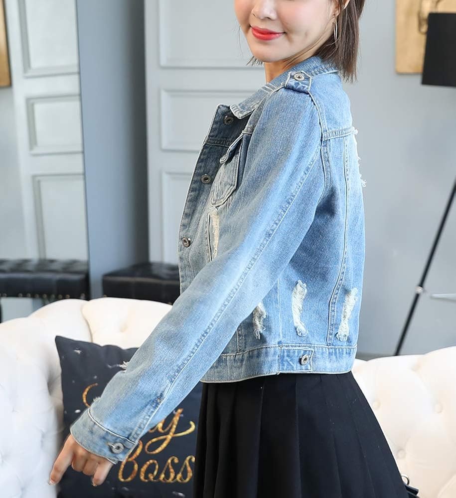 half jeans jacket for girl