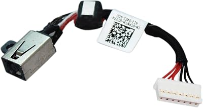 Gintai Power Jack Port Socket w/ Cable for Dell XPS 15 9550 P56F Replacement