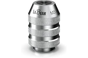LABEAR 1/4"DR M3~M8 Interchangeable Tap Chuck, Adjustable Tap Socket, tap socket
