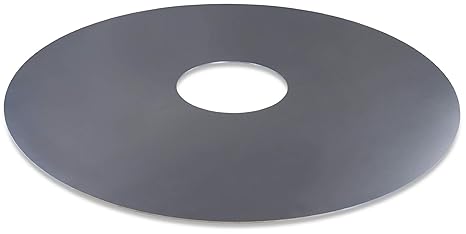 satis Große Grillplatte 80 cm I Feuerplatte für Feuertonne, Feuerschale I Noch mehr Spaß beim Grillen I 3 mm Feuerring, Planc