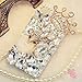 Accgoal For iPhone Xs Max Bling Diamond Rhinestone Case,iPhone Xs Max Fox Crown Diamond Case,3D Women Girl Handmade Crystal Bling Diamonds Shiny Rhinestone Cute Women Girly Soft Case for iPhone Xs Max