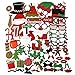 Unomor Happy Thanksgiving Photo Booth Props for Fall Party Supplies - 38PCS (Christmas Photo Booth Props)