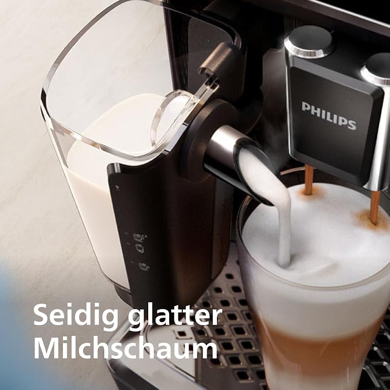 Kaffeevollautomat LatteGo 5400 Serie, Schwarz, 12 Spezialitäten