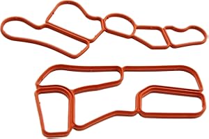 HOPESPANNER Engine Oil Filter Housing Gasket Set for Mercedes-Benz 2721840080 2721840280 Replace Parts Vehicle Components