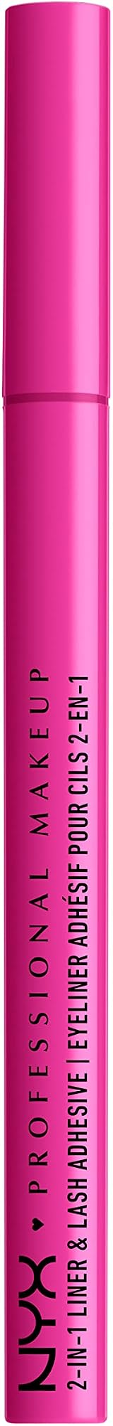 NYX Jumbo Lash 2-in-1 Liner Adhesive Baddest Black Waterproof Long Wear view 8