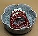 Dyed AA Grade Red Agate Gemstone 8mm Round Beads Stretch Bracelet 7 Inch