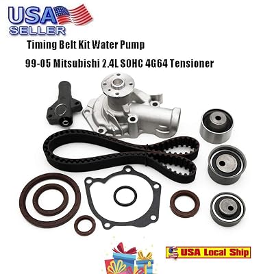 Is the water pump timing belt driven on a 2003 mitsubishi eclipse 2.4L