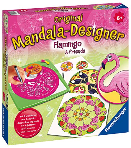 Ravensburger Mandala Designer Flamingo & Friends 28518, Zeichnen lernen für Kinder ab 6 Jahren, Kreatives Zeichen-Set… – Bild 3