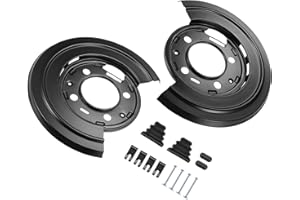 VekAuto 1 Set Rear Brake Dust Shield Backing Plates for Ford F250 Super Duty 1999-2010 4C3Z-2209-AA Auto Accessories