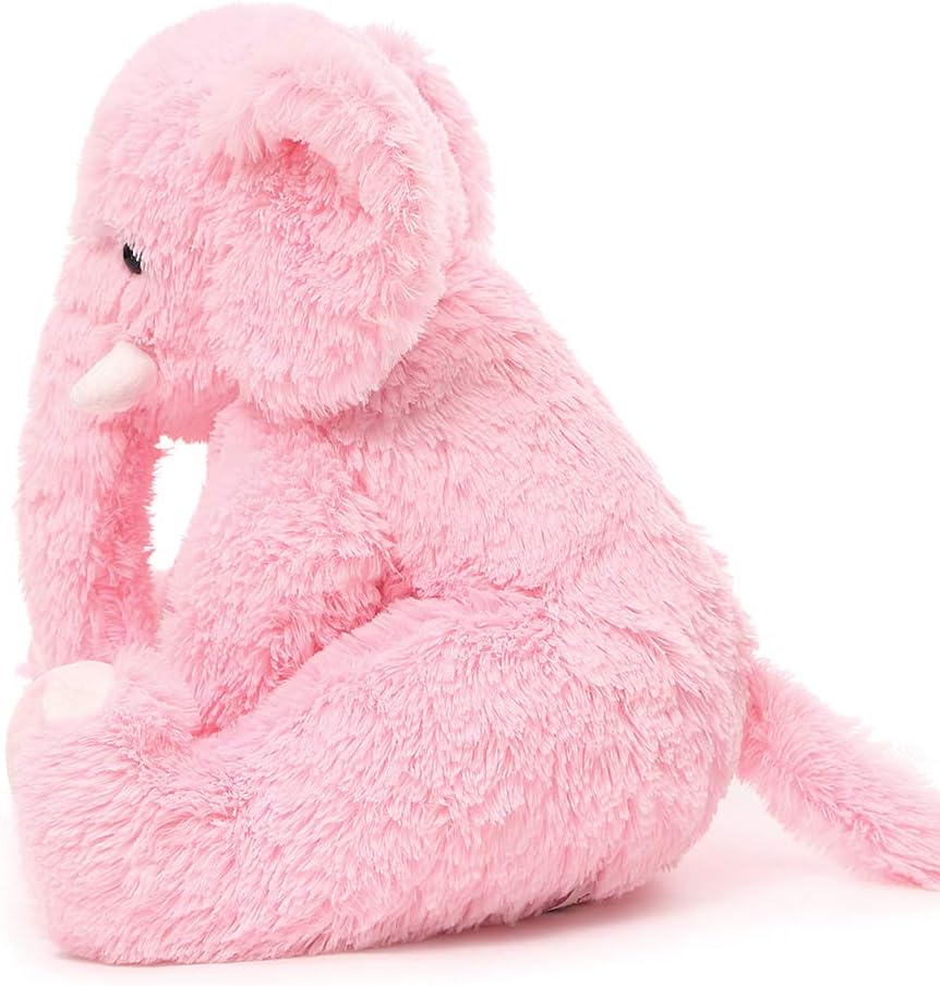 big pink stuffed elephant