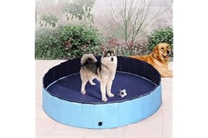Shuohu Bathtub Washer for Dog cat,Collapsible Pet Bath Swiming Pool Puppy Cats Dogs Bathing Tub Red Small