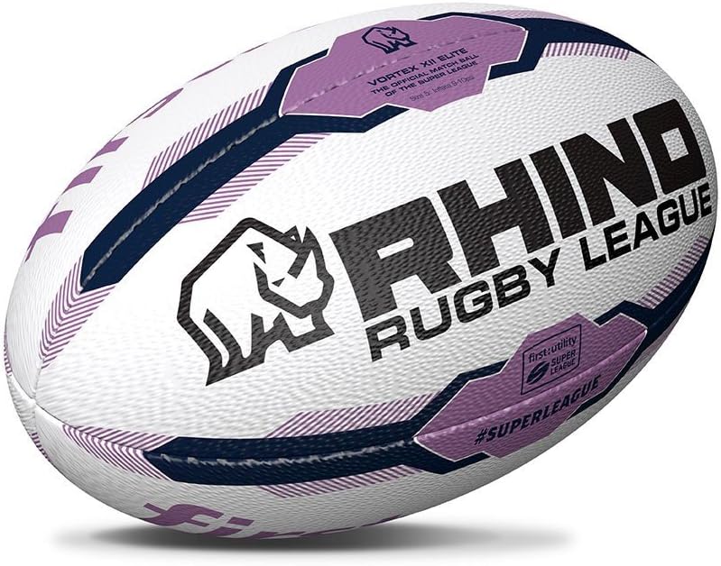 Rhino First Utility Super League 2015 Replica Official Rugby League Ball 5 Amazon Co Uk Sports Outdoors