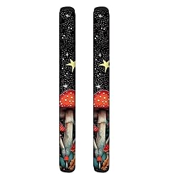 ASQVTIFE Mushroom Refrigerator Door Handle Covers