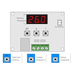 AITRIP 3PCS W1209 12V DC Digital Temperature