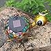 Outdoor Solar Lighting, Seven Color Changing LED Lights, Metal Art Snail Statues, Animal Garden Decorations for Gardens, backyards, Roads, lawns, Yard Art Decorations